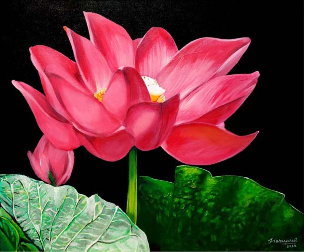 Lotus-20x16-Artist-Harshpreet-Kaur-Botanical-Flowers-Acrylic-Painting-wide.jpg