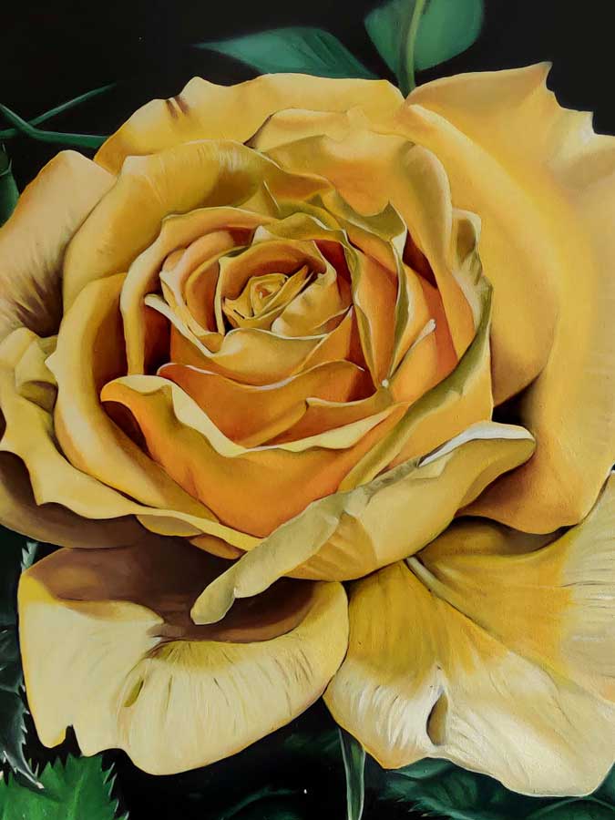 Yellow-Rose-22x28-Artist-Harshpreer-Kaur-Botanical-Flowers-Acrylic-Painting.jpg
